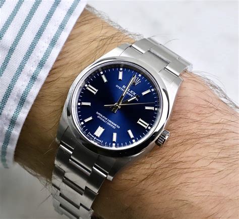 rolex oyster perpetual bright blue|rolex oyster perpetual price new.